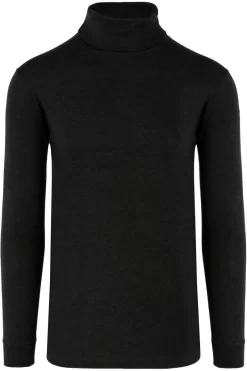 RAGMAN Regular Fit Herren Rollkragenshirt Schwarz