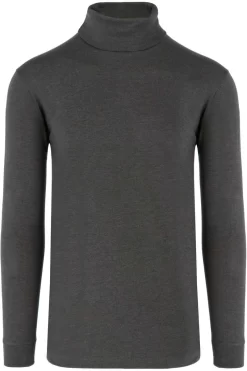 RAGMAN Regular Fit Herren Rollkragenshirt Anthrazit