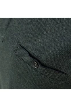 Casa Moda Casual  Casual Fit Longsleeve Poloshirt Dunkelgrün, Gemustert -Ho ho ho, Mode in Grün. 403478000 337 4 8004wTXpPlgEU6wL