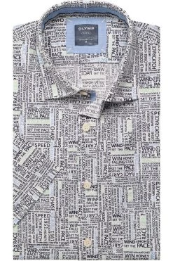 OLYMP Casual Modern Fit Hemd Weiss,