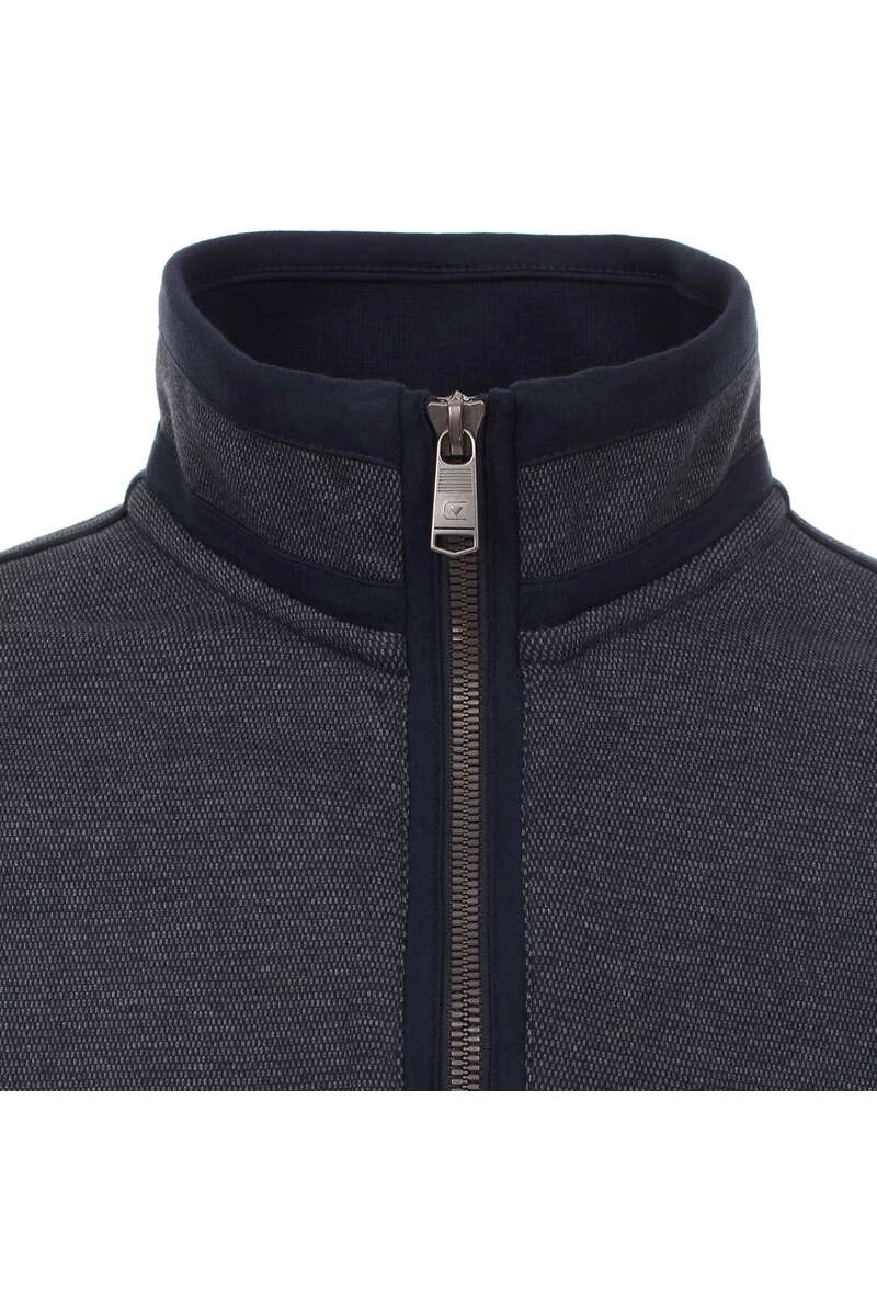 Casa Moda Casual Casual Fit TroyerZip Blau/grau 2 Casa Moda Casual Casual Fit TroyerZip Blau/grau – Bild 2