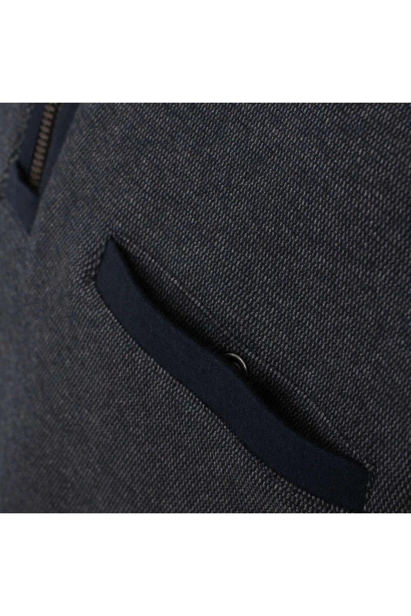 Casa Moda Casual Casual Fit TroyerZip Blau/grau 3 Casa Moda Casual Casual Fit TroyerZip Blau/grau – Bild 3