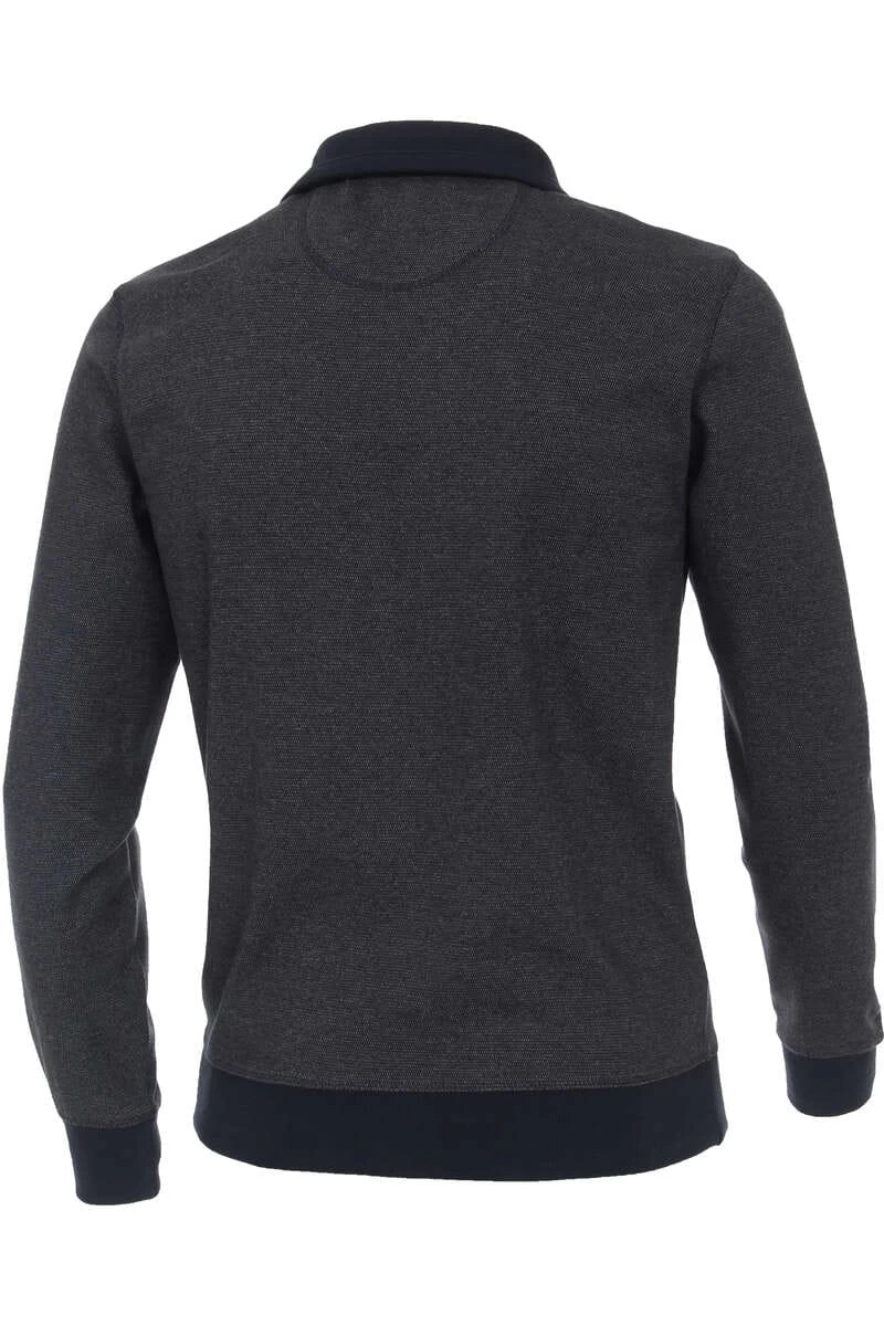 Casa Moda Casual Casual Fit TroyerZip Blau/grau 4 Casa Moda Casual Casual Fit TroyerZip Blau/grau – Bild 4