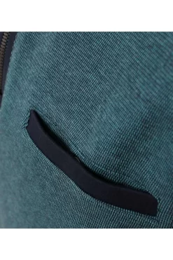 Casa Moda Casual Herren Strickjacke Zip Türkis -Ho ho ho, Mode in Grün. 413572800 393 2 800