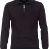 Casa Moda Casual Fit Sweatshirt Zip Rot