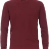Casa Moda Herren Pullover Rundhals Rot