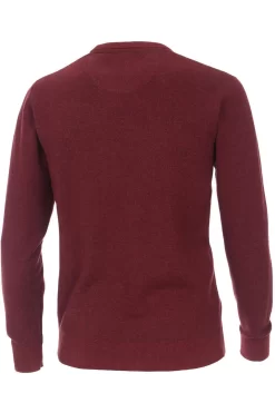 Casa Moda Herren Pullover Rundhals Rot -Ho ho ho, Mode in Grün. 413705800 416 9 800