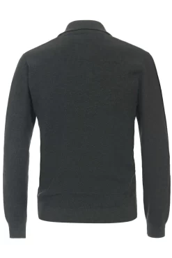 Casa Moda Casual Regular Fit TroyerZip Grün -Ho ho ho, Mode in Grün. 413705900 301 8 800