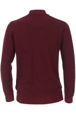 Casa Moda Herren Strickjacke Collegekragen Rot -Ho ho ho, Mode in Grün. 413706000 416 9 800