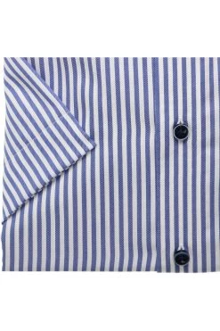 ETERNA Comfort Fit Hemd Dunkelblau, Gestreift 7 ETERNA Comfort Fit Hemd Dunkelblau, Gestreift -Ho ho ho, Mode in Grün. 4140 K196 16 2 800