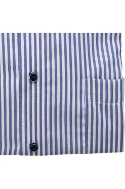 ETERNA Comfort Fit Hemd Dunkelblau, Gestreift 9 ETERNA Comfort Fit Hemd Dunkelblau, Gestreift -Ho ho ho, Mode in Grün. 4140 K196 16 4 800