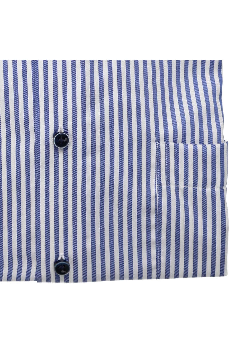 ETERNA Comfort Fit Hemd Dunkelblau, Gestreift 5 ETERNA Comfort Fit Hemd Dunkelblau, Gestreift – Bild 5