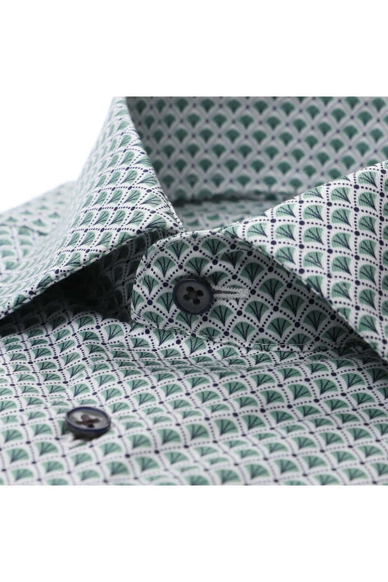 ETERNA Comfort Fit Hemd Grün, Gemustert 2 ETERNA Comfort Fit Hemd Grün, Gemustert – Bild 2
