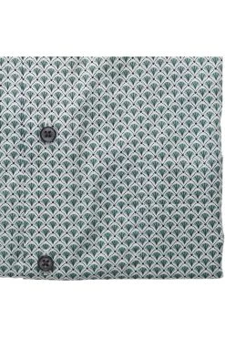 ETERNA Comfort Fit Hemd Grün, Gemustert 9 ETERNA Comfort Fit Hemd Grün, Gemustert -Ho ho ho, Mode in Grün. 4142 K19K 45 4 800