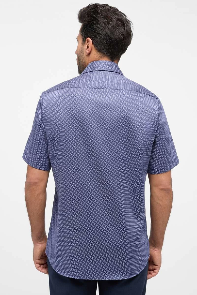 ETERNA Modern Fit Hemd Dunkelblau, Gemustert 5 ETERNA Modern Fit Hemd Dunkelblau, Gemustert – Bild 5