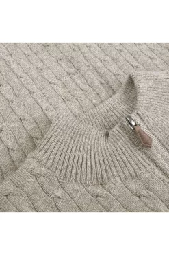 Stenströms Fitted Body TroyerZip Beige -Ho ho ho, Mode in Grün. 420003 1355 230 2 800