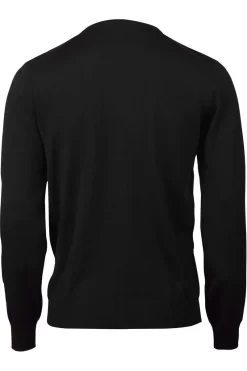 Stenströms Fitted Body Herren Pullover Rundhals Schwarz -Ho ho ho, Mode in Grün. 420090 1355 600 9 800