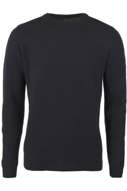 Stenströms Tailored Fit Herren Pullover Rundhals Navy