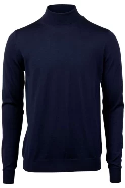 Stenströms Tailored Fit Herren Rollkragenpullover Navy