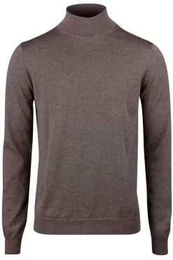 Stenströms Fitted Body Herren Rollkragenpullover Beige