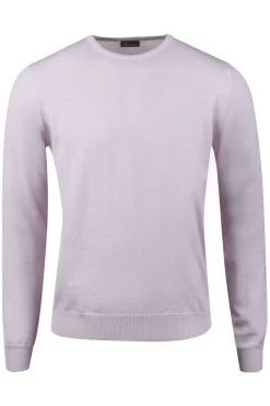 Stenströms Fitted Body Sweatshirt Rundhals Violett