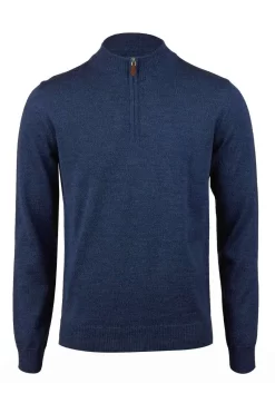 Stenströms Fitted Body TroyerRundhals Dunkelblau