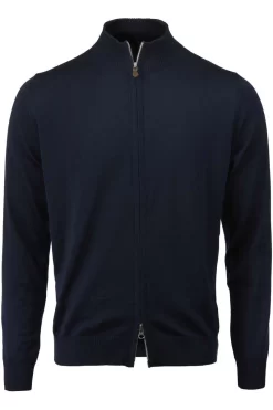 Stenströms Fitted Body CardiganZip Nachtblau