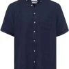 Brax Modern Fit Hemd Navy, Einfarbig