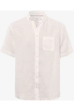 Brax Modern Fit Hemd Weiss, Einfarbig