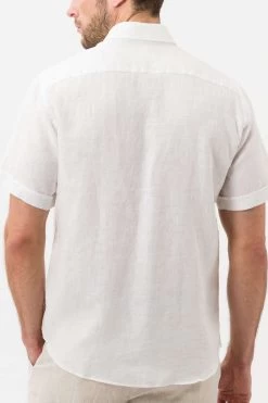 Brax Modern Fit Hemd Weiss, Einfarbig -Ho ho ho, Mode in Grün. 423708 74413900 99 9 800