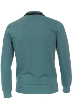 Casa Moda  Sweatshirt Zip Türkis -Ho ho ho, Mode in Grün. 423797500 393 8 800