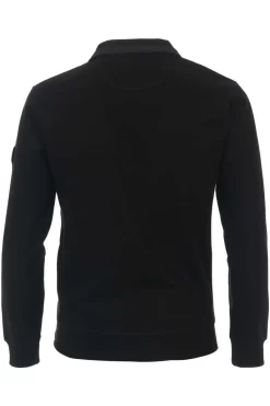 Casa Moda Casual Fit Herren Strickjacke Zip Schwarz -Ho ho ho, Mode in Grün. 423797600 800 4 800