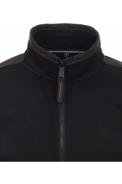 Casa Moda Casual Fit Herren Strickjacke Zip Schwarz -Ho ho ho, Mode in Grün. 423797600 800 9 800