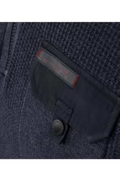 Casa Moda Casual Fit TroyerZip Blau -Ho ho ho, Mode in Grün. 423914500 147 3 800