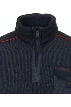 Casa Moda Casual Fit TroyerZip Blau -Ho ho ho, Mode in Grün. 423914500 147 4 800