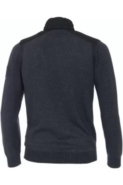 Casa Moda Casual Fit TroyerZip Blau -Ho ho ho, Mode in Grün. 423914500 147 5 800