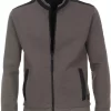 Casa Moda Casual Fit Sweatshirt Zip Dunkelgrau
