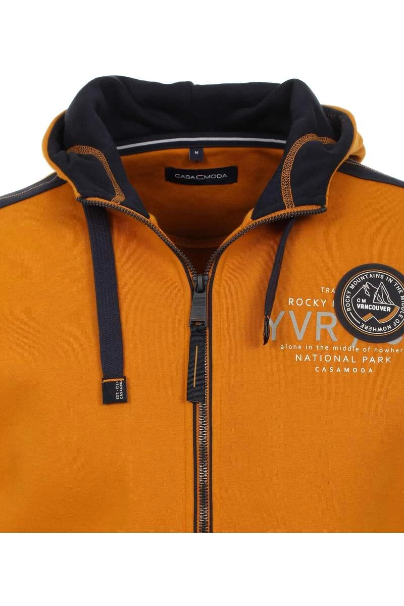 Casa Moda Kapuzen Sweatshirtgelb 2 Casa Moda Kapuzen Sweatshirtgelb – Bild 2