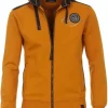 Casa Moda Kapuzen Sweatshirtgelb