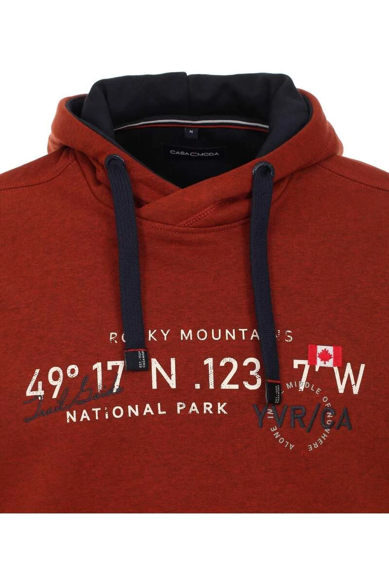 Casa Moda Kapuzen Sweatshirtbraun 2 Casa Moda Kapuzen Sweatshirtbraun – Bild 2