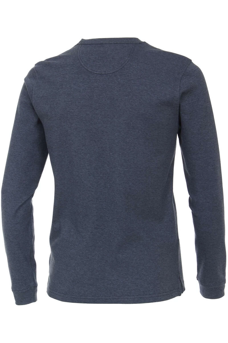Casa Moda Longsleeve Henleykragen Blau 4 Casa Moda Longsleeve Henleykragen Blau – Bild 4