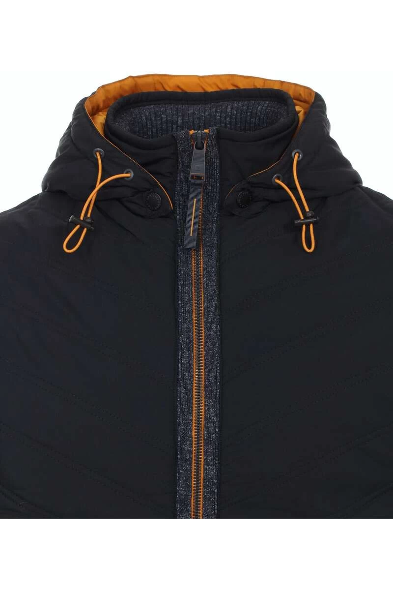 Casa Moda Casual Fit Herren Strickjacke Zip Dunkelblau 4 Casa Moda Casual Fit Herren Strickjacke Zip Dunkelblau – Bild 4