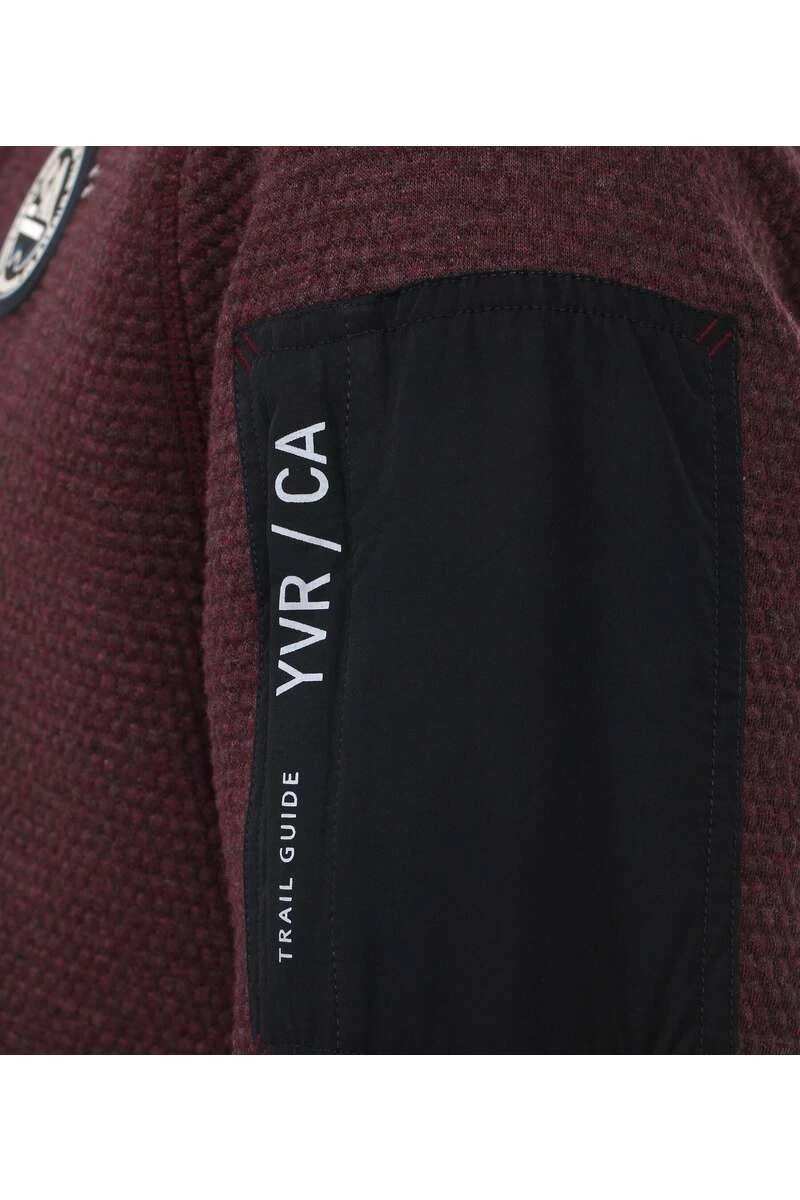 Casa Moda Casual Fit Sweatshirt Knopfleiste Weinrot 2 Casa Moda Casual Fit Sweatshirt Knopfleiste Weinrot – Bild 2