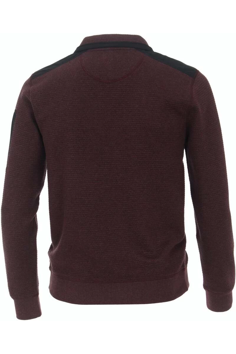 Casa Moda Casual Fit Sweatshirt Knopfleiste Weinrot 6 Casa Moda Casual Fit Sweatshirt Knopfleiste Weinrot – Bild 6