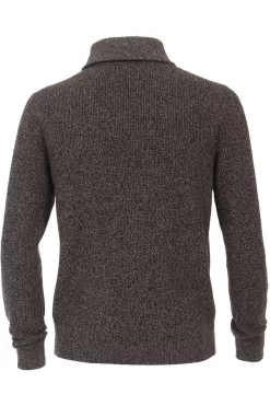 Casa Moda Casual Fit TroyerZip Grün -Ho ho ho, Mode in Grün. 423951100 679 9 800