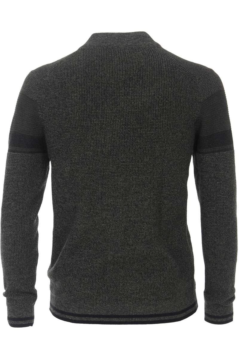 Casa Moda Casual Fit Herren Strickjacke Zip Dunkelgrün 4 Casa Moda Casual Fit Herren Strickjacke Zip Dunkelgrün – Bild 4