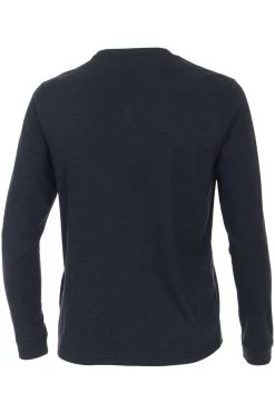 Casa Moda Longsleeve Rundhals Blau -Ho ho ho, Mode in Grün. 423963300 147 8 800