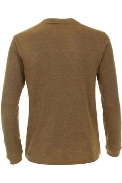 Casa Moda Longsleeve Rundhals Gelb -Ho ho ho, Mode in Grün. 423963300 556 8 800