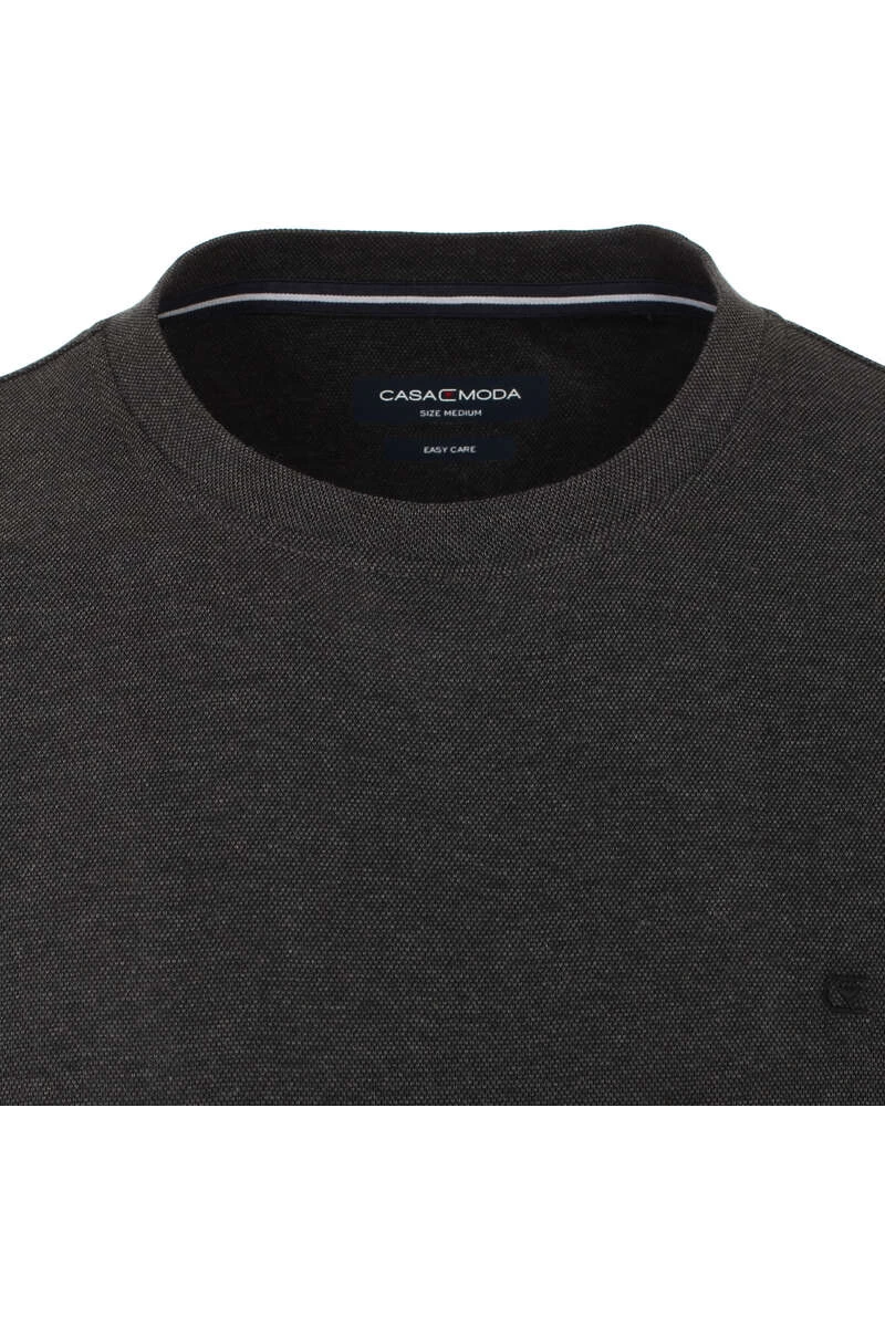 Casa Moda Longsleeve Rundhals Grau 2 Casa Moda Longsleeve Rundhals Grau – Bild 2