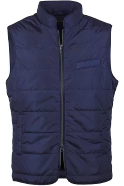 Stenströms Fitted Body Outdoor Weste Zip Grau